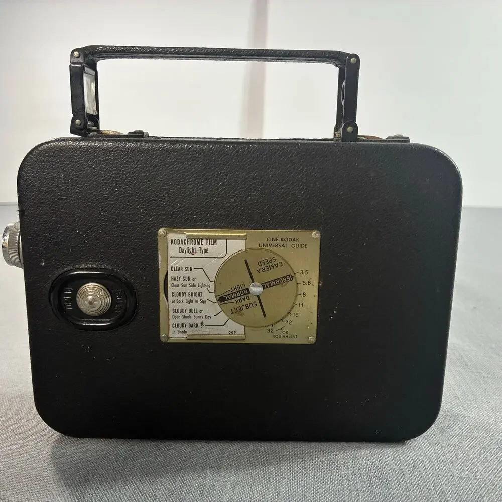 Vintage Cine-Kodak Eight Model 20 8mm Movie Camera Wind-Up Eastman Kodak USA